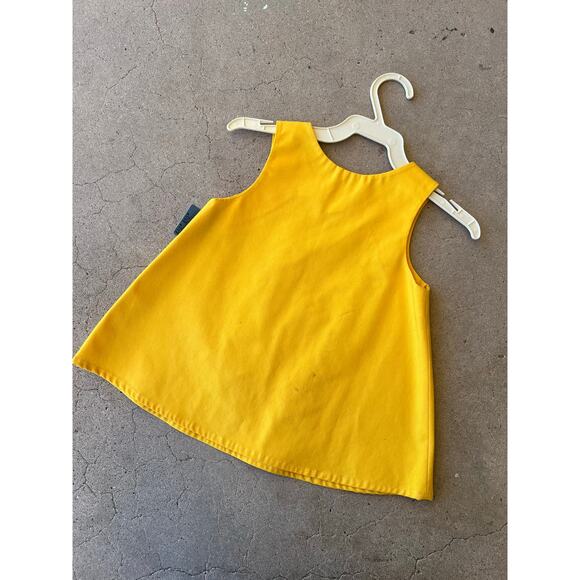 Vintage yellow salacuna arpillera baby dress size 6m - Picture 3 of 4